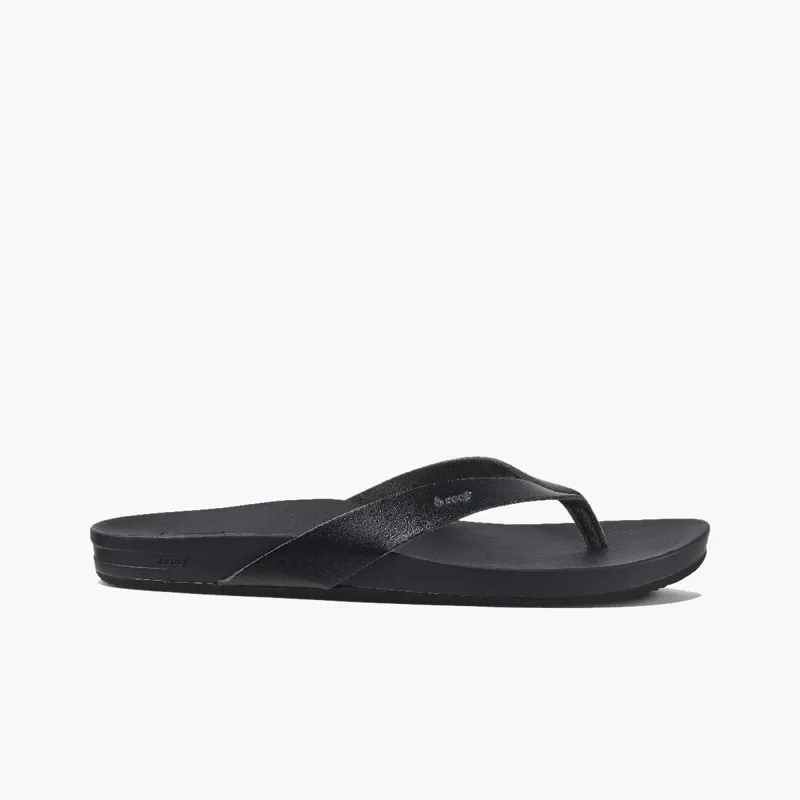 Reef Cushion Court Black Flip Flops-2